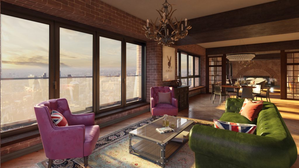 Classic Herringbone Wooden Flooring